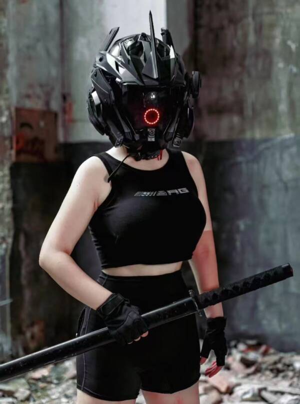 Qilin Helmet Cyber Hero Series Cool Helmet - 图片 8