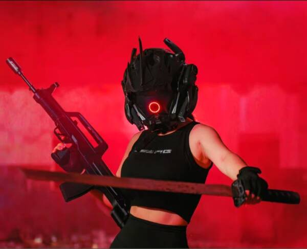 Qilin Helmet Cyber Hero Series Cool Helmet - 图片 9