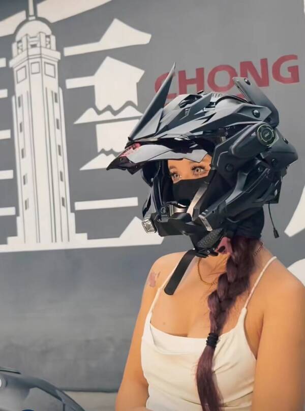 Qilin Helmet Cyber Hero Series Cool Helmet - 图片 14