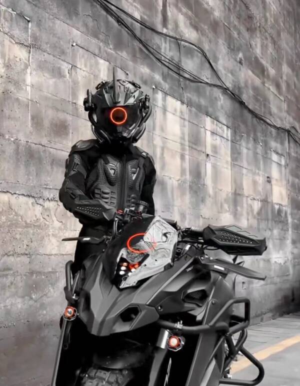 Qilin Helmet Cyber Hero Series Cool Helmet - 图片 21