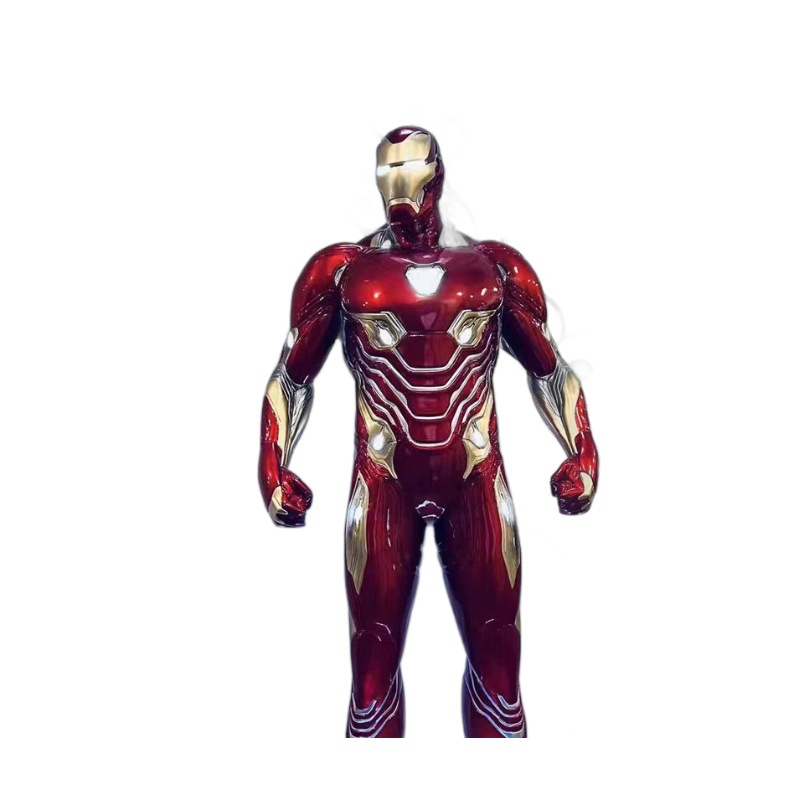 Marvel Iron Man MK50 Full-body Statue, Can Glow, With Base, 1:1 Scale Life-sized Figure of Iron Man  H=2100mm